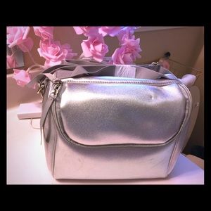 Silver Cynthia Rowley Lunch Bag
